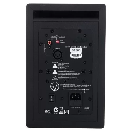 Eve Audio SC205 All Black Студийный монитор, 100 Вт., 5"