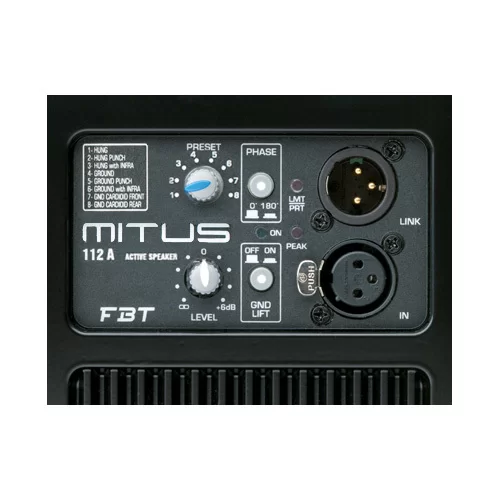 FBT Mitus 112A Активная АС, 900 Вт., 12"