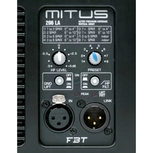 FBT Mitus 206LA Активная АС, 900 Вт., 2x6,5"