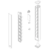 FDB Audio K3 Пассивная звуковая колонна, 200 Вт., 8х3"