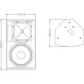 FDB Audio LH12II Пассивная АС, 300 Вт., 12"