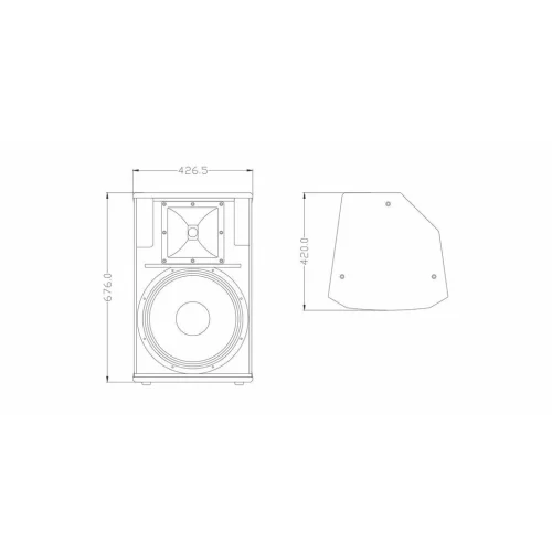 FDB Audio S115 Пассивная АС, 400 Вт., 15"