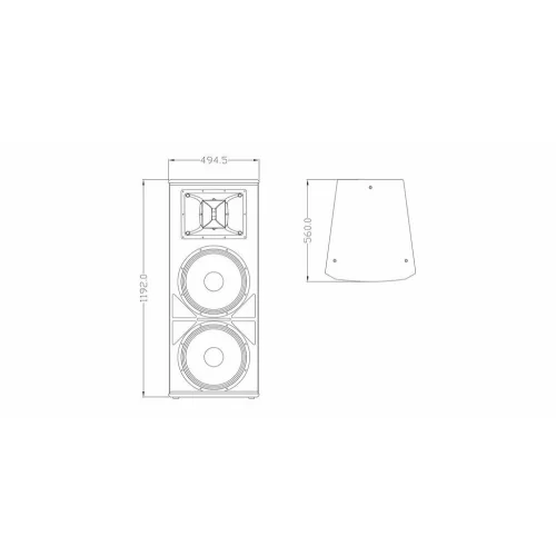 FDB Audio S215А Активная АС, 1600 Вт., 2х15"