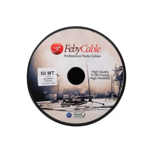 Feby Сable FC225BK-100 Кабель акустический, 2х2,5