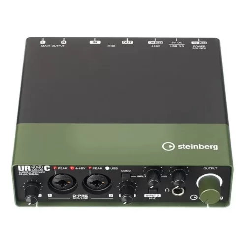 Steinberg UR22C Green Аудиоинтерфейс USB, 2x2