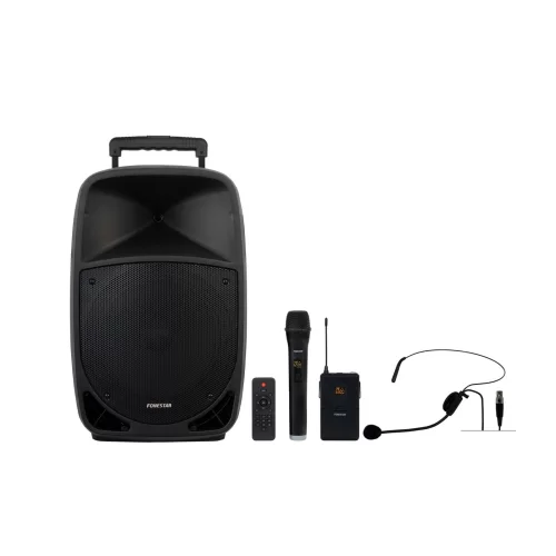 Fonestar MALIBU-312 Портативная АС, 250 Вт., 12", MP3, Bluetooth, радиомикрофоны