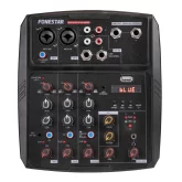 Fonestar MIX-4LIVE 4-канальный микшер, MP3, Bluetooth, REC