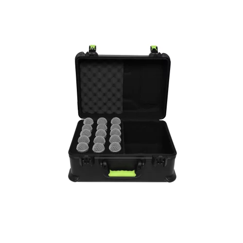 Gator SH-MICCASE15 Пластиковый кейс для переноски 15 проводных микрофонов