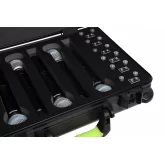 Gator SH-MICCASEW06 Пластиковый кейс для переноски 6 беспроводных микрофонов