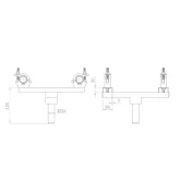 GUIL ADT-30 Адаптер Ø35 для установки ферм 290-400 мм
