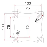 GUIL ALT-15 Настенное крепление для АС весом до 15 кг