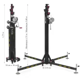 GUIL ELC-735 Подъемник, высота 5 м., грузоподъемность 125 кг.