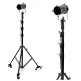 GUIL FC-03/R Стойка телескопическая на колёсах для прожектора, высота 1,78 - 5,06 м