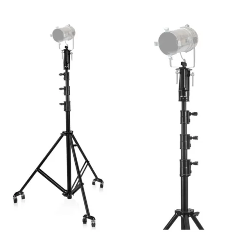 GUIL FC-06/R Стойка телескопическая на колёсах для прожектора, высота 1,65 - 4,18 м