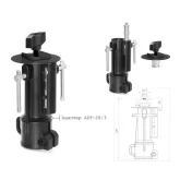 GUIL FC-06/R Стойка телескопическая на колёсах для прожектора, высота 1,65 - 4,18 м