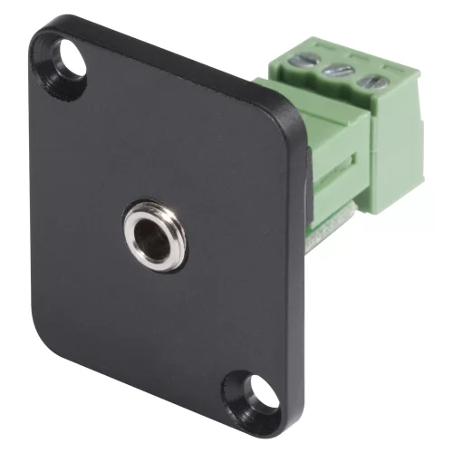 Hicon HI-J35SEFD-S Разъем MINI JACK 3,5 мм (стерео), панельный