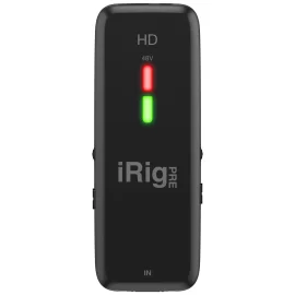 IK Multimedia iRig Pre HD Микрофонный предусилитель, аудиоинтерфейс USB, 1x0