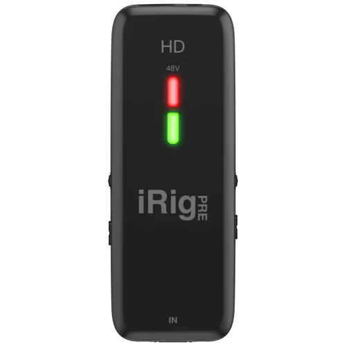 IK Multimedia iRig Pre HD Микрофонный предусилитель, аудиоинтерфейс USB, 1x0