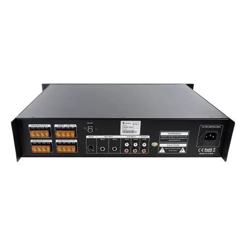 Intrend ITMXAMP-350MTZ Трансляционный микшер-усилитель, 350 Вт., MP3, FM, Bluetooth, 5 зон