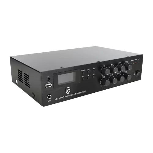 Intrend ITMXAMP-60MT Трансляционный микшер-усилитель, 60 Вт., MP3, FM, Bluetooth