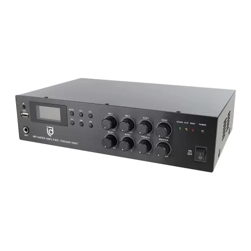 Intrend ITMXAMP-60MT Трансляционный микшер-усилитель, 60 Вт., MP3, FM, Bluetooth