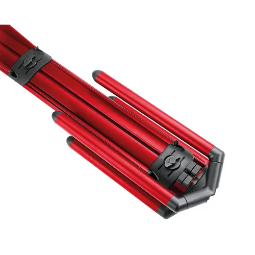 K&M 18860-000-36 Стойка для клавишных Spider Pro, 2 уровня, красная