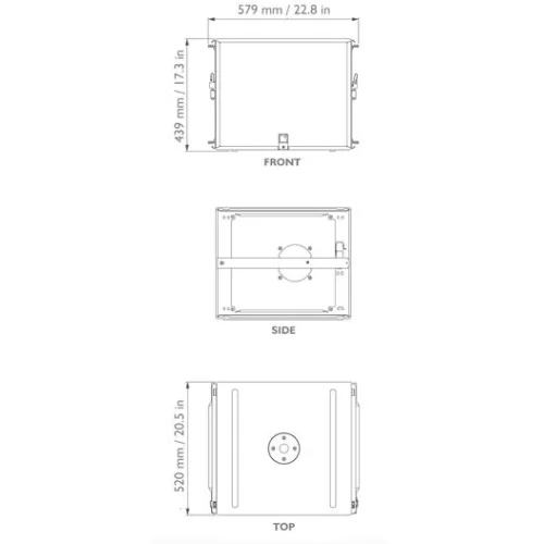 L-Acoustics SB15m Пассивный сабвуфер, 608 Вт., 15", IP55
