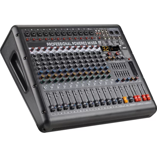 LAudio AG-12PX4 Активный микшерный пульт, 12 каналов, 4х450 Вт., FX, MP3, Bluetooth