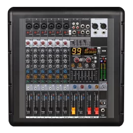 LAudio AG-6P Активный микшерный пульт, 6 каналов, 2х300 Вт., FX, MP3, Bluetooth