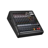 LAudio AG-8P Активный микшерный пульт, 8 каналов, 2х300 Вт., FX, MP3, Bluetooth