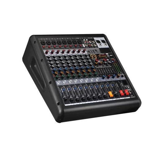 LAudio AG-8P Активный микшерный пульт, 8 каналов, 2х300 Вт., FX, MP3, Bluetooth