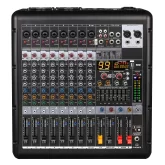 LAudio AG-8PB Активный микшерный пульт, 8 каналов, 2х600 Вт., FX, MP3, Bluetooth