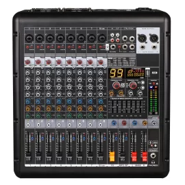 LAudio AG-8PB Активный микшерный пульт, 8 каналов, 2х600 Вт., FX, MP3, Bluetooth