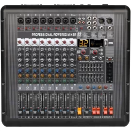 LAudio AG-8PX4 Активный микшерный пульт, 8 каналов, 4х500 Вт., FX, MP3, Bluetooth