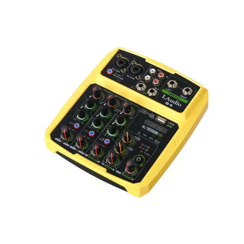 LAudio B4 4-канальный микшер, MP3, Bluetooth