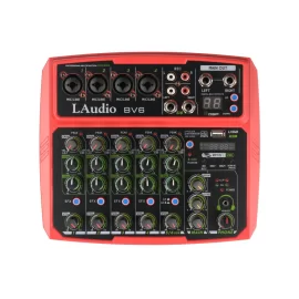 LAudio BV6 6-канальный микшер, FX, MP3, Bluetooth