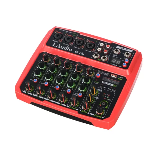 LAudio BV6 6-канальный микшер, FX, MP3, Bluetooth
