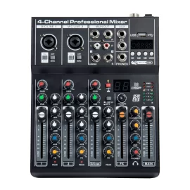 LAudio FK-04 4-канальный микшер, FX, MP3