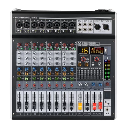 LAudio GL-8X 8-канальный микшер, FX, MP3, Bluetooth