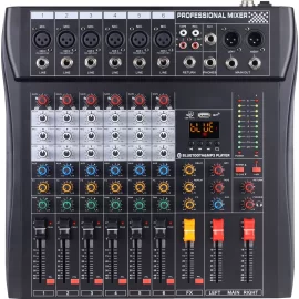 LAudio GT-06 6-канальный микшер, FX, MP3, Bluetooth