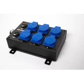 Light Union KP8-R6D2 Коробка розеточная на 6 розеток и 2 DMX
