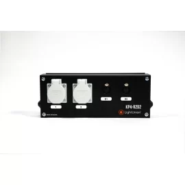 Light Union КР4-R2D2 Коробка розеточная на 2 розетки и 2 DMX