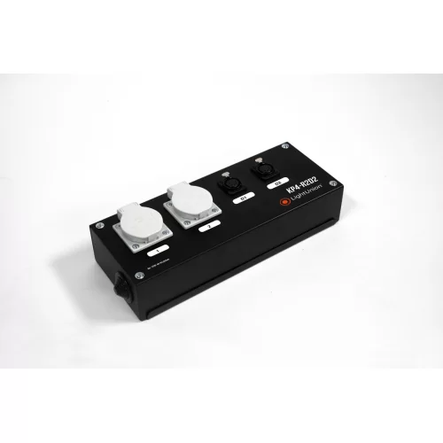 Light Union КР4-R2D2 Коробка розеточная на 2 розетки и 2 DMX