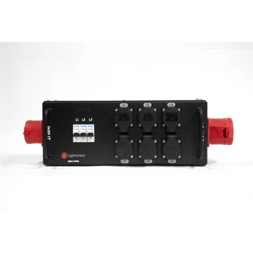 Light Union КР6-R6A3 Коробка розеточная на 6 розеток