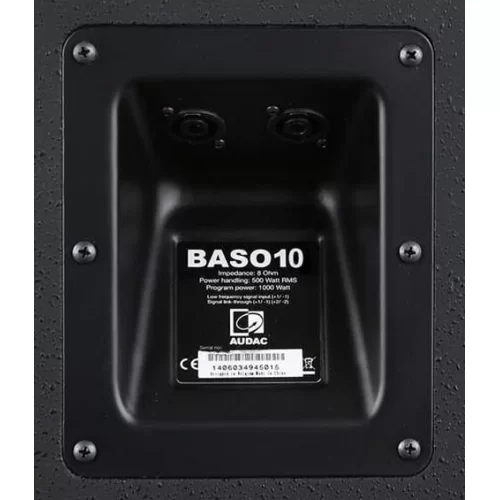 Audac BASO10/W Пассивный сабвуфер, 225 Вт., 10"