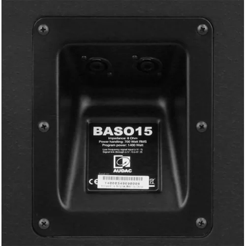 Audac BASO15/B Пассивный сабвуфер, 700 Вт., 15"