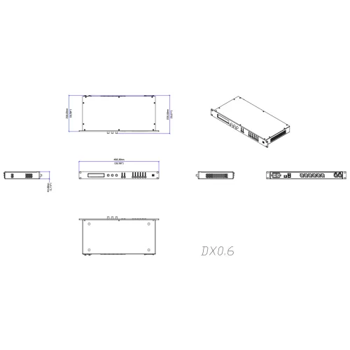 Martin Audio DX0.6 Акустический процессор, 2х6, Dante