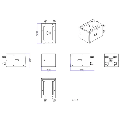 Martin Audio SX115 Пассивный сабвуфер, 2000 Вт., 15"