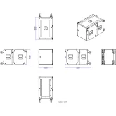 Martin Audio SXCF115 Пассивный сабвуфер, 3600 Вт., 15"+12"