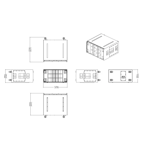 Martin Audio SXH218 Пассивный сабвуфер, 6000 Вт., 2х18"
